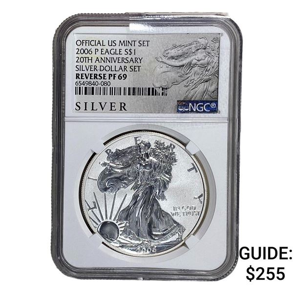 2006-P Silver Eagle NGC RP69 20th Anniversary