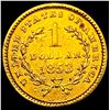 Image 2 : 1853-C Gold $1 Liberty Type 1 HIGH GRADE