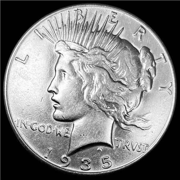 1935 Silver Peace Dollar CLOSELY UNCIRCULATED