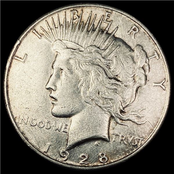 1928-S Silver Peace Dollar NEARLY UNCIRCULATED