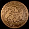 Image 2 : 1867 Seated Liberty Half Dollar NICELY CIRCULATED