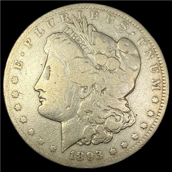 1893-CC Silver Morgan Dollar NICELY CIRCULATED