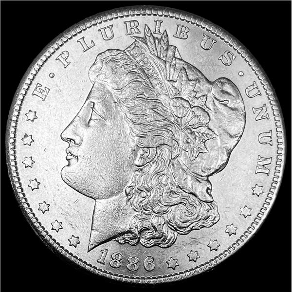 1886-S Silver Morgan Dollar CHOICE AU