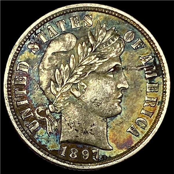 1897 Silver Barber Dime UNCIRCULATED