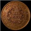 Image 2 : 1804 Draped Bust Half Cent NEARLY UNCIRCULATED