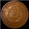 Image 2 : 1869 Copper Two-Cent Piece NICELY CIRCULATED