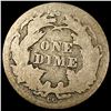 Image 2 : 1876-CC Seated Liberty Dime NICELY CIRCULATED