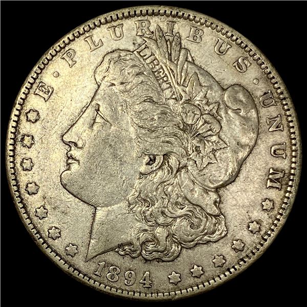 1894-O Silver Morgan Dollar NEARLY UNCIRCULATED