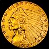 Image 1 : 1914-D Indian Head Gold $2.50 Quarter Eagle CLOSELY UNCIRCULATED