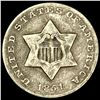 Image 1 : 1851 Silver Three-Cent Piece LIGHTLY CIRCULATED