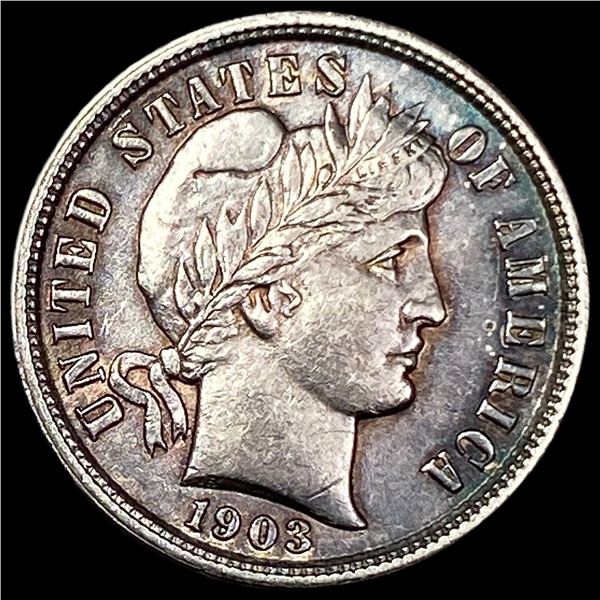 1903 Barber Dime CLOSELY UNCIRCULATED