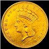 Image 1 : 1855 Gold $1 Indian Princess Type 2 HIGH GRADE