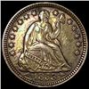 Image 1 : 1853 Arrows Seated Liberty Half Dime CLOSELY UNCIRCULATED