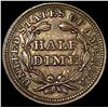 Image 2 : 1853 Arrows Seated Liberty Half Dime CLOSELY UNCIRCULATED