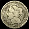 Image 1 : 1873 Nickel Three-Cent Piece NICELY CIRCULATED