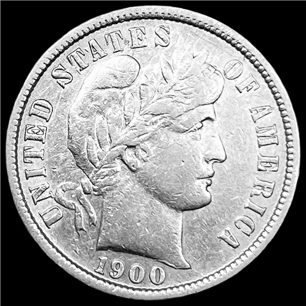1900-S Silver Barber Dime CLOSELY UNCIRCULATED