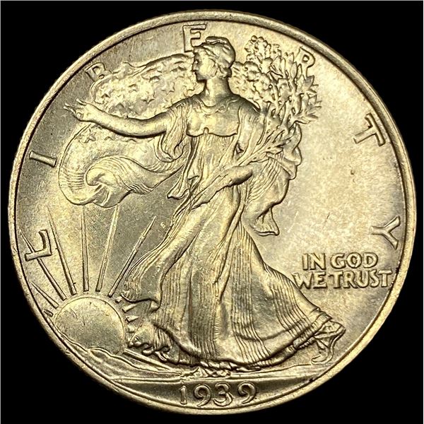 1939 Walking Liberty Half Dollar CHOICE BU