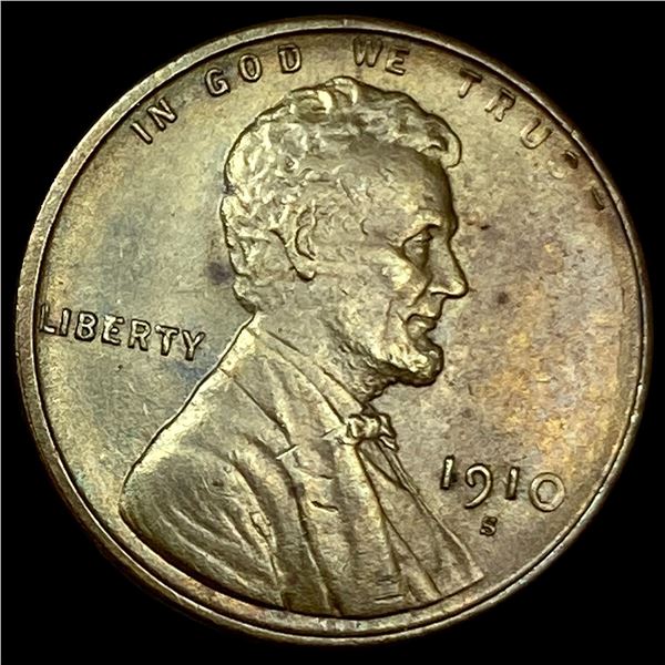 1910-S Bronze Lincoln Wheat Cent UNCIRCULATED