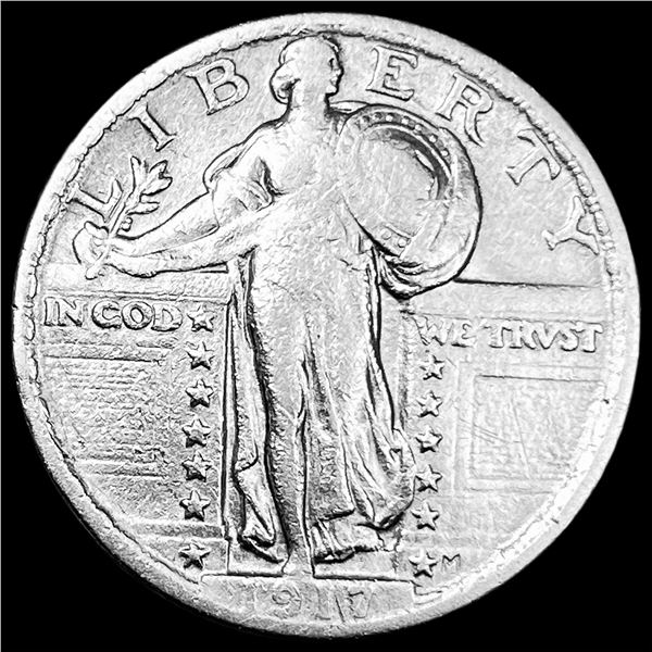 1917 Type 2 Standing Liberty Quarter NEARLY UNCIRCULATED