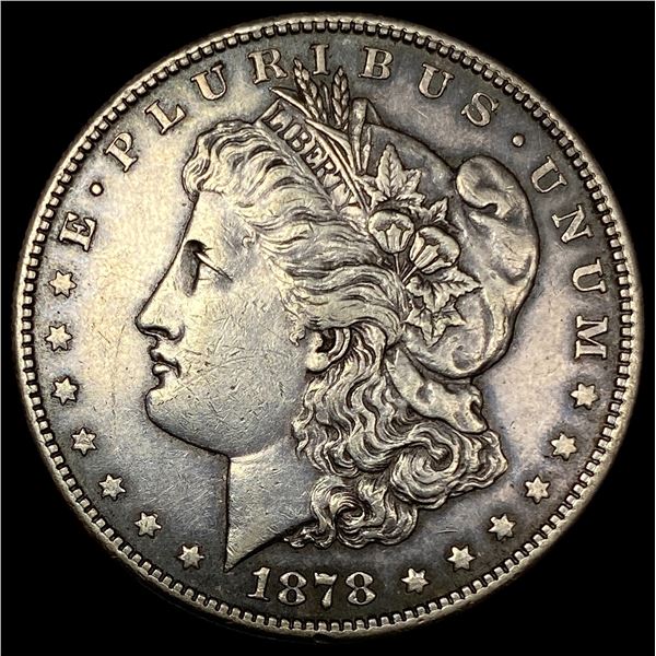1878-S Silver Morgan Dollar CLOSELY UNCIRCULATED