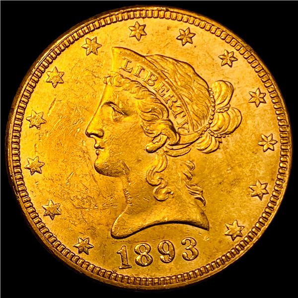1893 Liberty Head $10 Eagle UNCIRCULATED