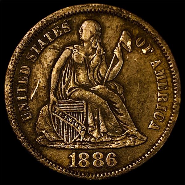 1886 Seated Liberty Dime UNCIRCULATED