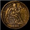 Image 1 : 1886 Seated Liberty Dime UNCIRCULATED