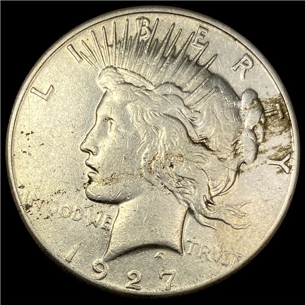 1927-S Silver Peace Dollar NEARLY UNCIRCULATED