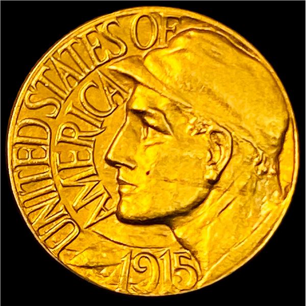 1915-S Gold $1 Panama-Pacific CLOSELY UNCIRCULATED