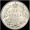 Image 2 : 1872-H Silver 25 Cents Canada CLOSELY UNCIRCULATED