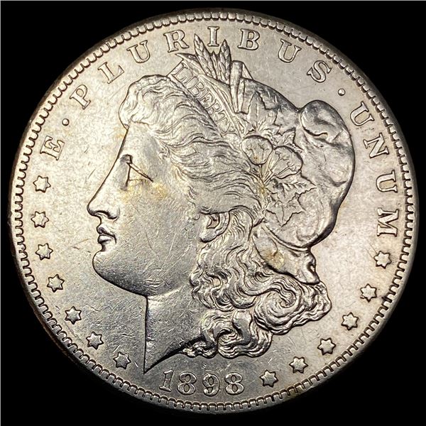 1898-S Silver Morgan Dollar CLOSELY UNCIRCULATED