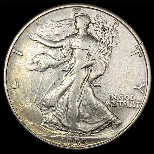 1935-D Walking Liberty Half Dollar CLOSELY UNCIRCULATED