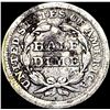 Image 2 : 1857 Seated Liberty Half Dime NICELY CIRCULATED