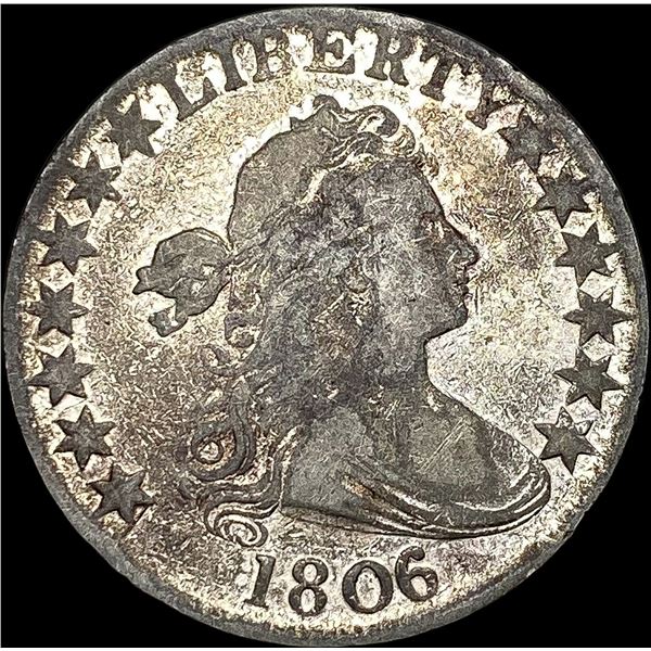 1806 Draped Bust Half Dollar LIGHTLY CIRCULATED