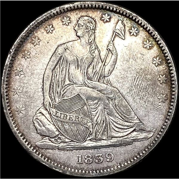 1839 Seated Liberty Half Dollar CLOSELY UNCIRCULATED