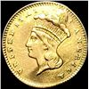 Image 1 : 1862 Gold $1 Indian Princess Type 3 HIGH GRADE