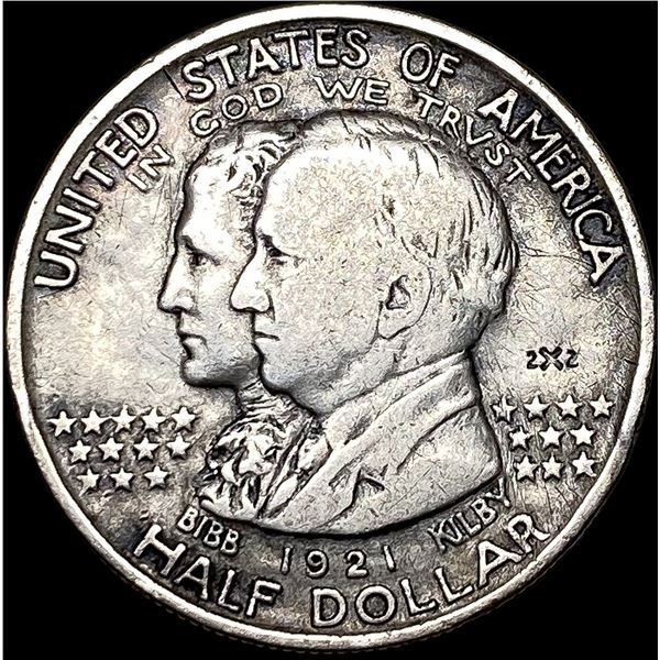 1921 Silver Alabama Half Dollar LIGHTLY CIRCULATED