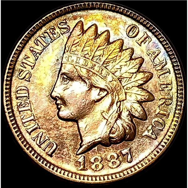 1887 Indian Head Cent CLOSELY UNCIRCULATED