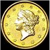 Image 1 : 1854 $1 Gold Liberty Type 1 CLOSELY UNCIRCULATED