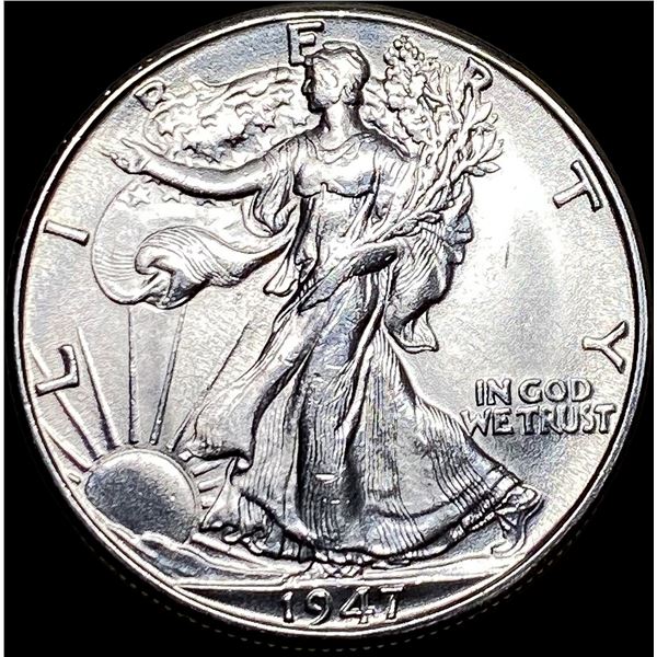 1947-D Walking Liberty Half Dollar UNCIRCULATED