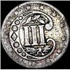 Image 2 : 1858 Silver Three-Cent Piece LIGHTLY CIRCULATED