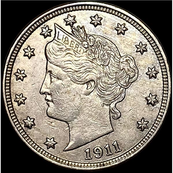 1911 Liberty Head Nickel CLOSELY UNCIRCULATED