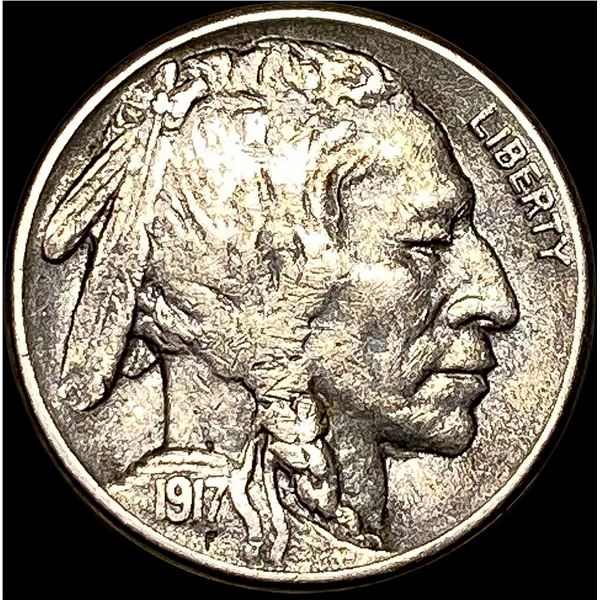 1917-S Buffalo Nickel NEARLY UNCIRCULATED