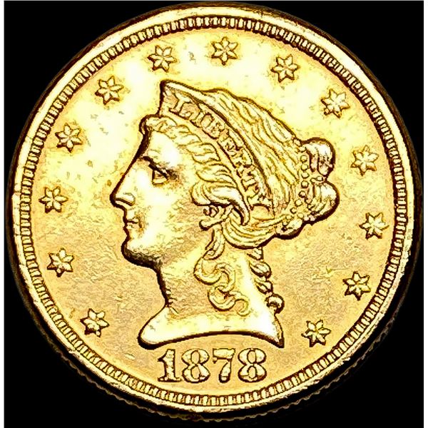 1878 Liberty Head $2.5 Gold Quarter Eagle HIGH GRADE