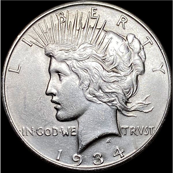 1934-D Silver Peace Dollar CLOSELY UNCIRCULATED
