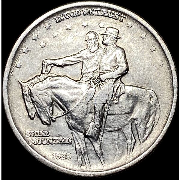 1925 Stone Mountain Half Dollar NEARLY UNCIRCULATED