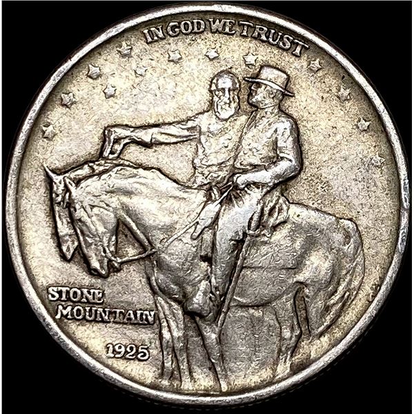 1925 Stone Mountain Half Dollar NEARLY UNCIRCULATED