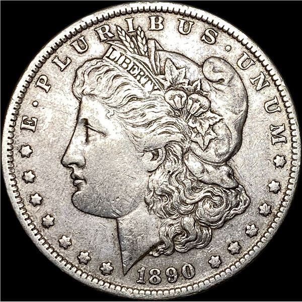 1890-O Silver Morgan Dollar NEARLY UNCIRCULATED