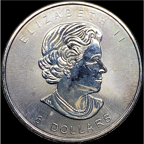 2015 Silver 1.5oz Canada $8 Maple Leaf GEM BU