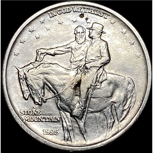 1925 Stone Mountain Half Dollar NEARLY UNCIRCULATED